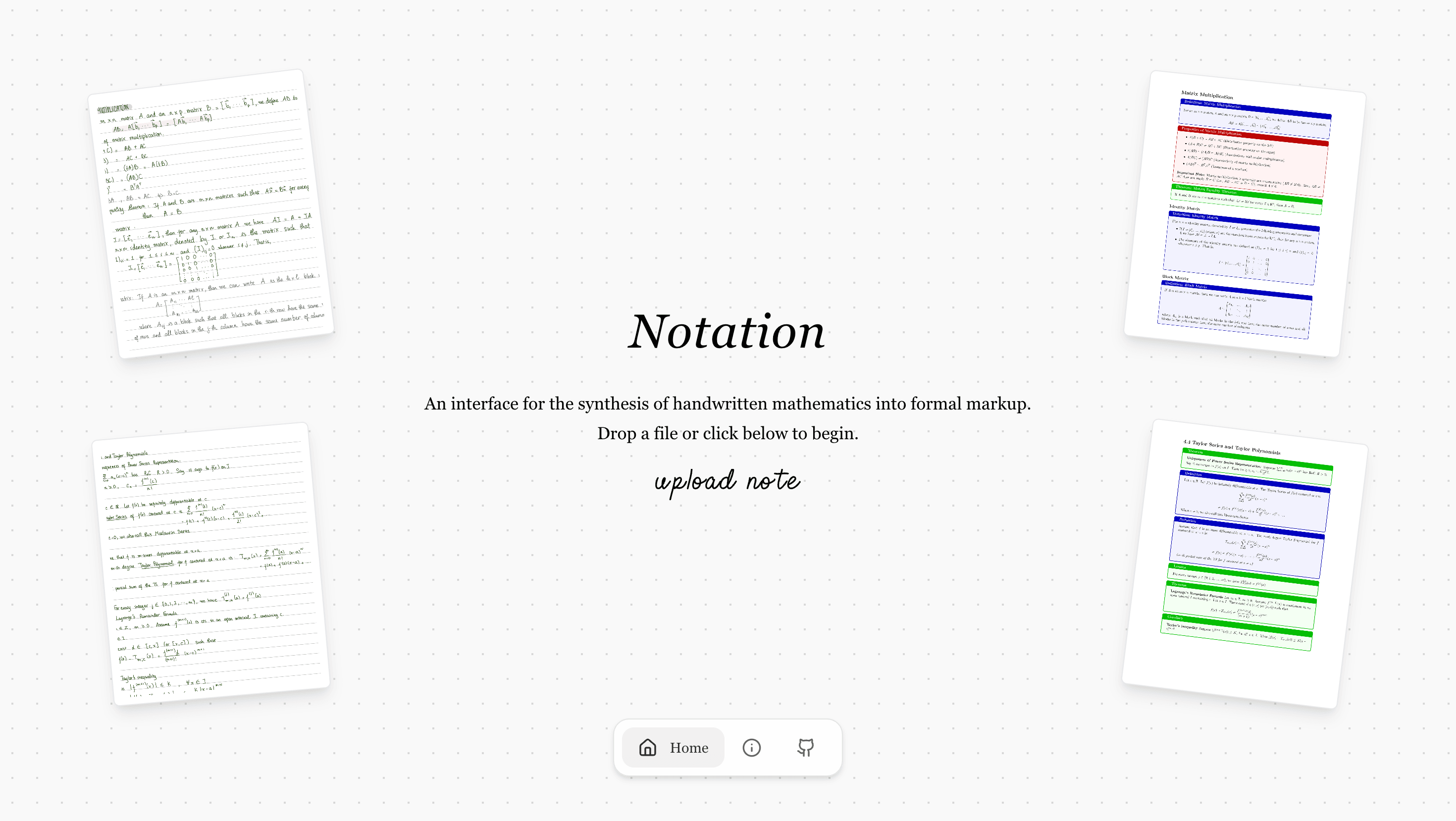 Notation